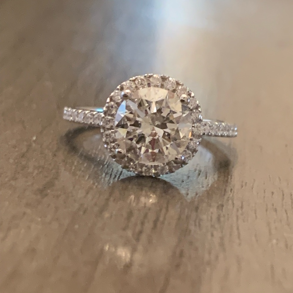 14k 2.15ct Diamond Ring